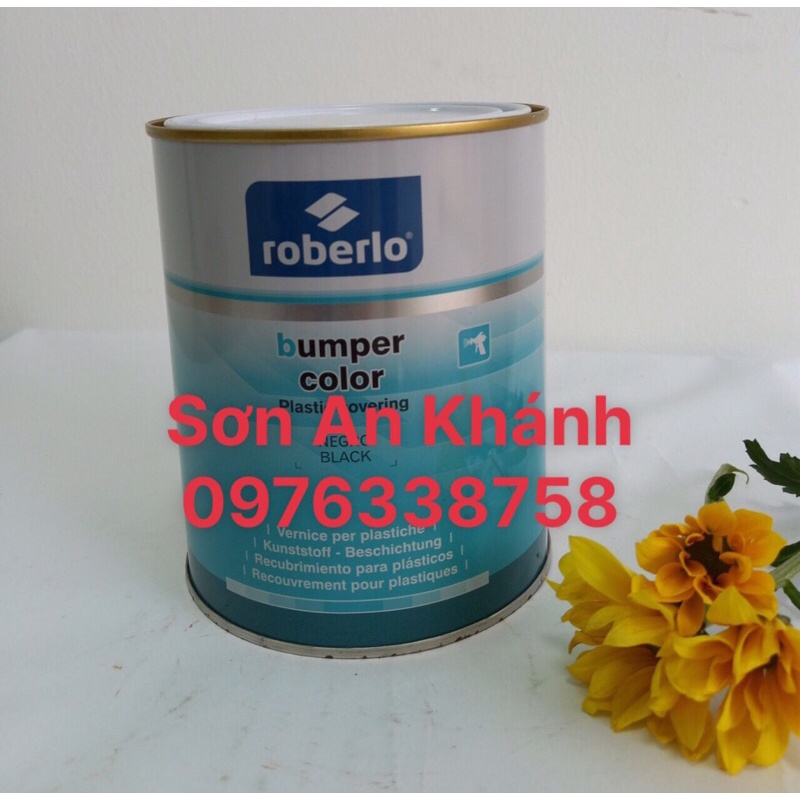 Sơn sần sơn lên nhựa màu đen ( Bumber Robelo)