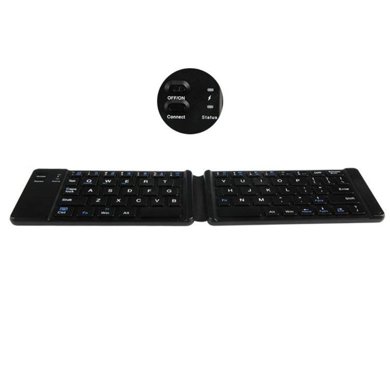 RUN♡ Mini Bluetooth 3.0 Folding Keyboard Wireless Keypad For IOS/Android/Windows Ipad