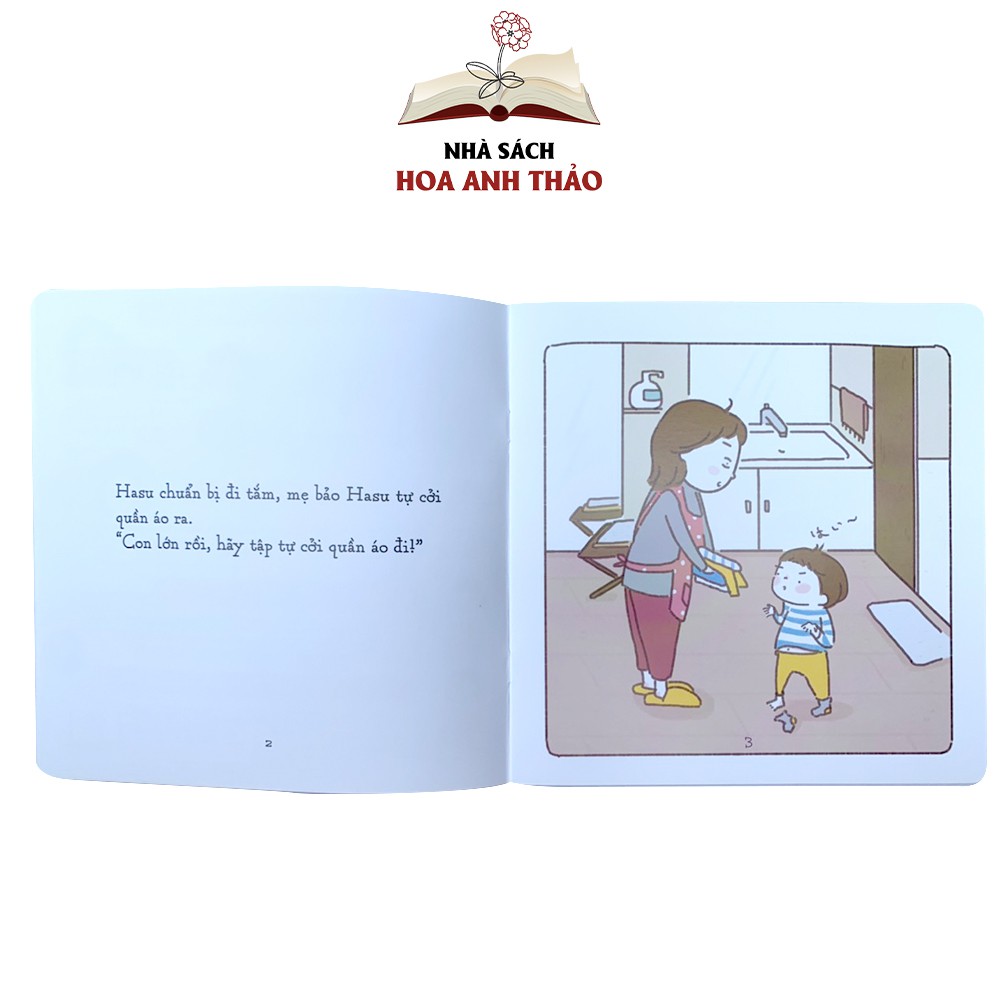 Sách - Ehon Những câu chuyện kỳ lạ của Hasu 4-6 tuổi cho bé phát triển sự sáng tạo (Bộ 4 quyển)