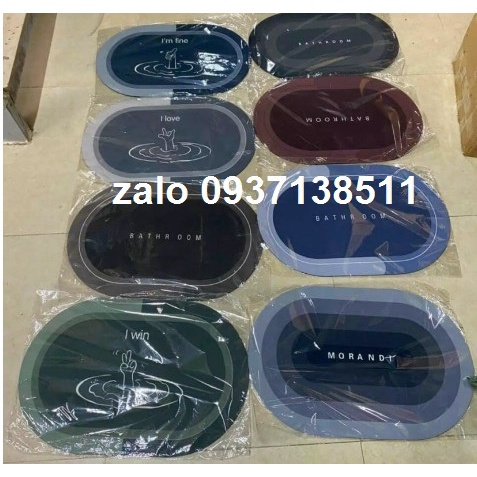 Thảm Lau Chân Silicon BATH MAT Hút Nước Siêu Thấm - Thảm Chùi Chân Siêu Mềm Siêu Dày, Thấm Nước Chất Liệu Chống Trượt