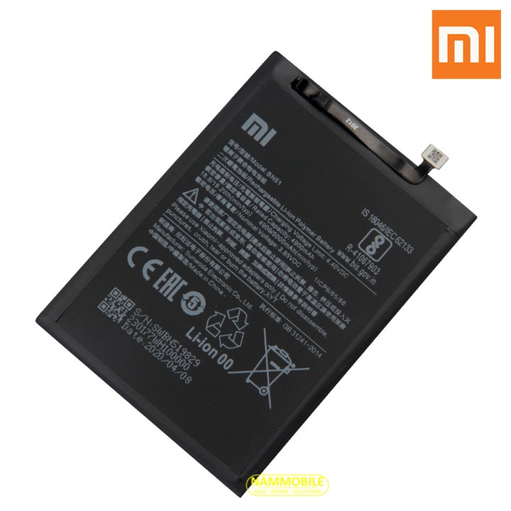 Pin Xiaomi Redmi 8 BN51 5000mAh Zin + Tặng Keo Dán Pin + FreeShip