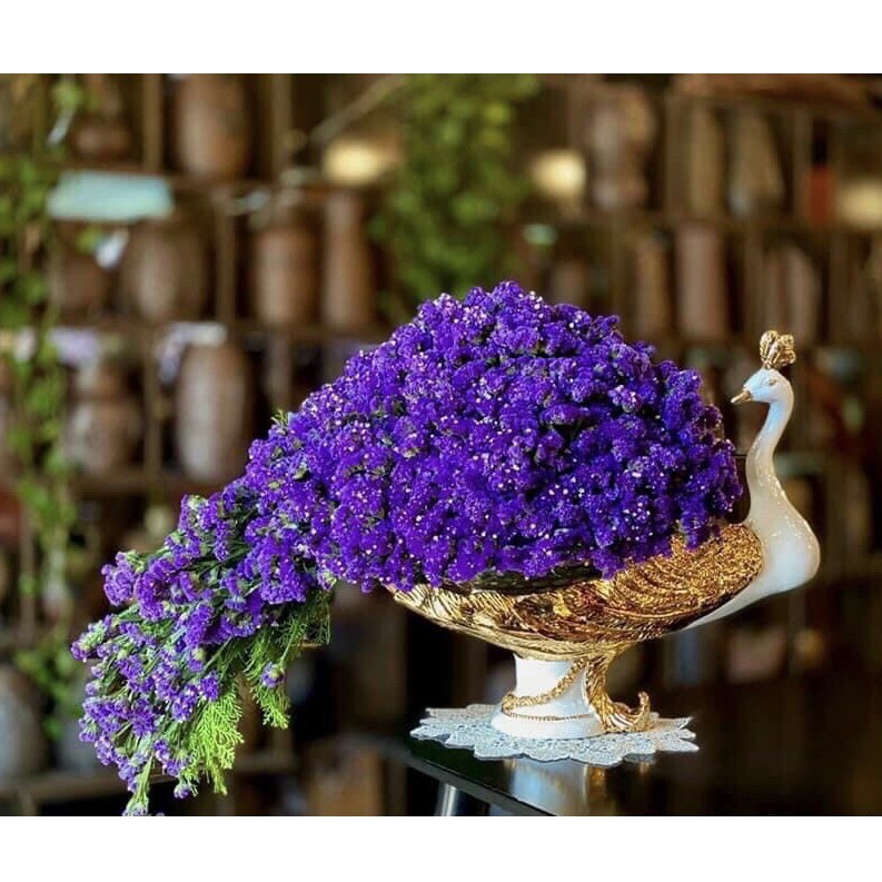 Bình Công Cắm Hoa Khay Chim Công Đựng Hoa Quả Cao Cấp