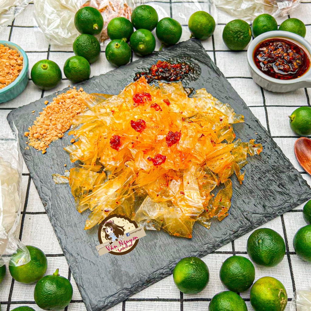 Bánh tráng phơi sương sa tế tắc siêu cay. Bánh Tráng Vân Nguyễn