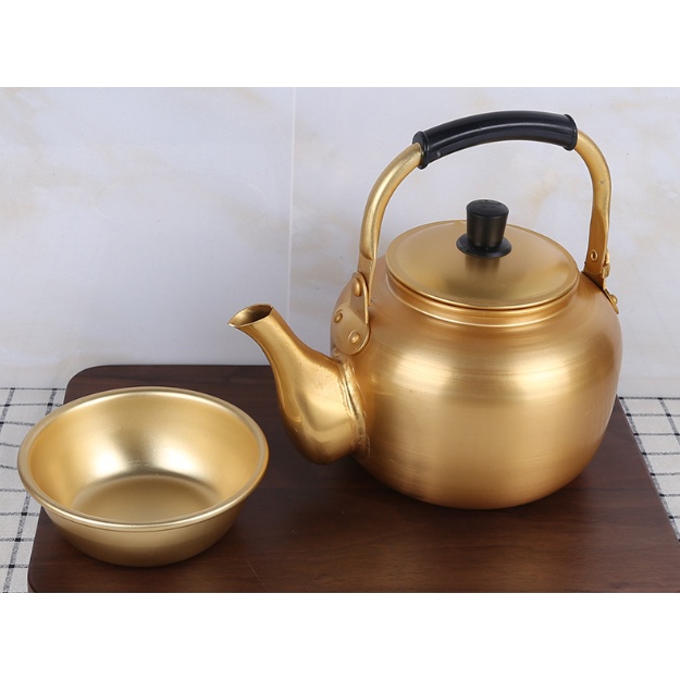 Ấm nhôm vàng Hàn Quốc
