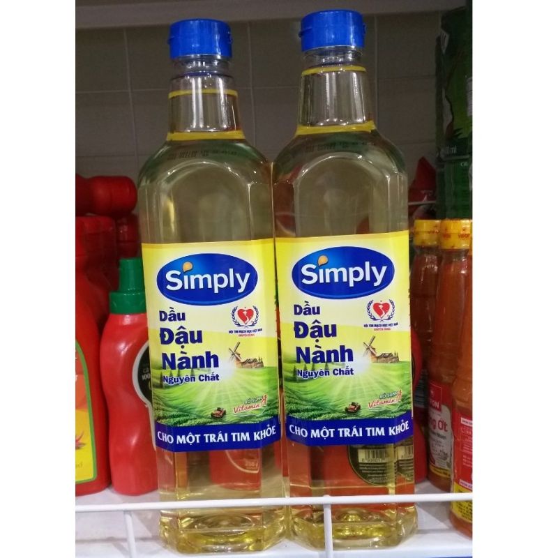 Dầu đậu nành Simply 1L