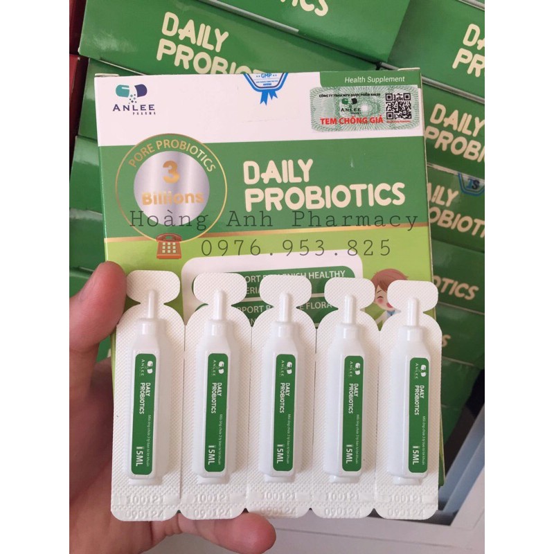 Men vi sinh bào tử lợi khuẩn Daily Probiotics, tăng cường hấp thu dưỡng chất, ổn định vị sinh đường ruột