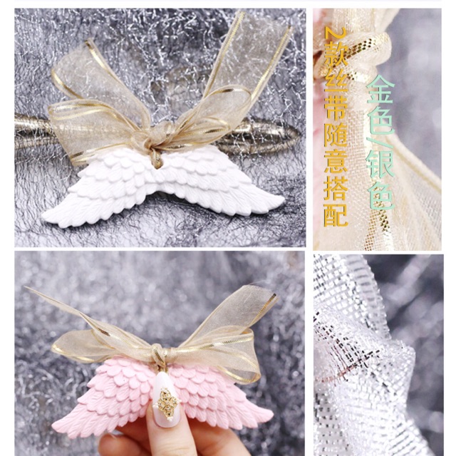 Cánh thiên thần chụp ảnh mẫu móng tay nail mới