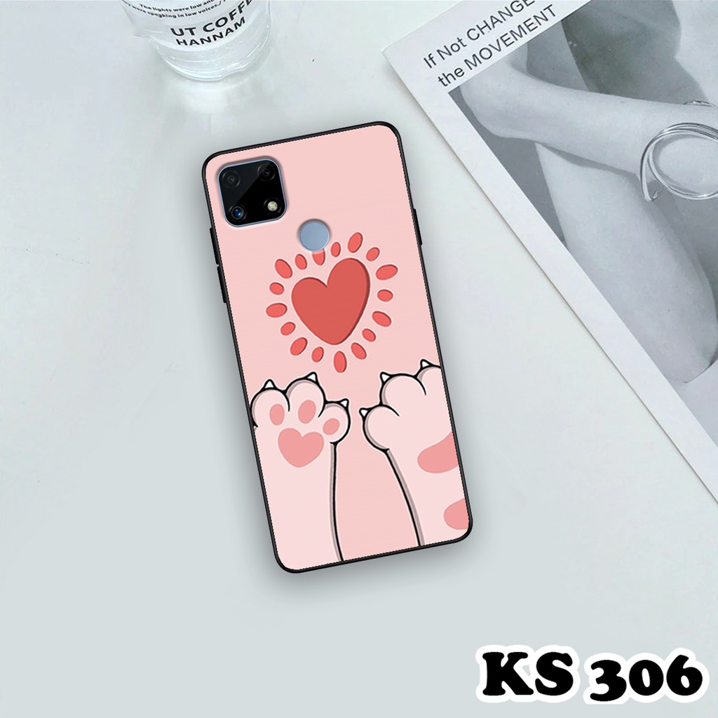 Ốp lưng Oppo Realme C25 - Realme C25y - Realme C25s - Ốp Oppo in hình LoveCat - Chất liệu TPU siêu bền