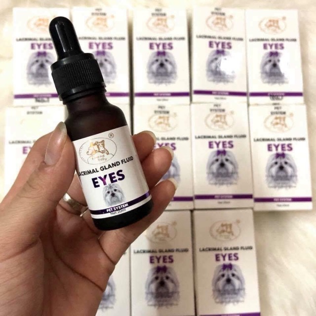 Crimal Gland Fluid Eye Siro uống trị chảy nước mắt 20ml cho chó mèo