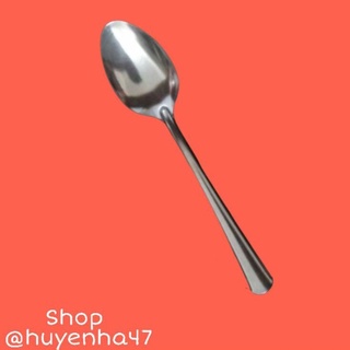 1 cái thìa inox cán dài ăn cơm cán dài dáng thon dài miệng TDN