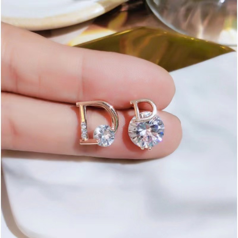 Bông Tai Mạ Bạc 925 Đính Đá Mắt Mèo Không Gây Dị Ứng