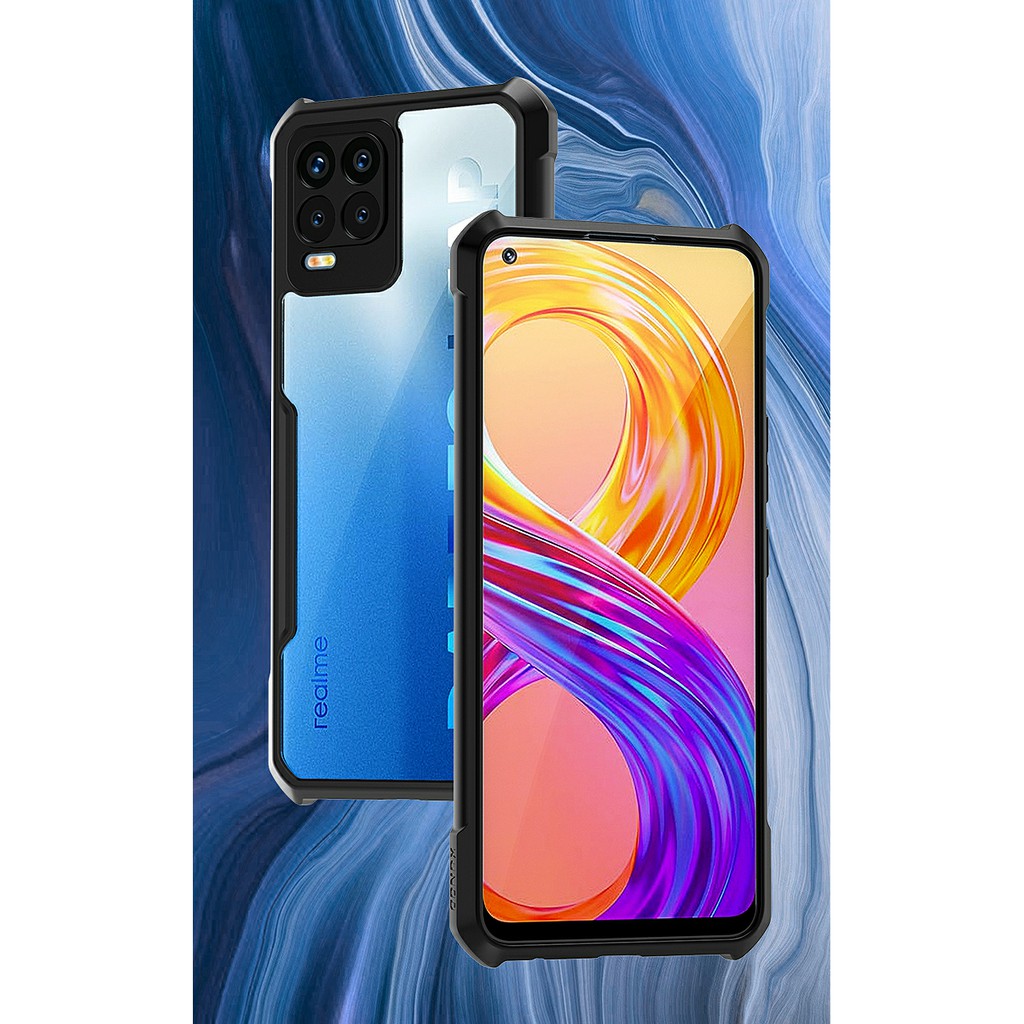 Ốp lưng Xundd Oppo Realme 7 / Realmne 8 / 8 Pro / Realme 8 5G / Realme 9 Pro chống sốc lưng trong viền màu cao cấp