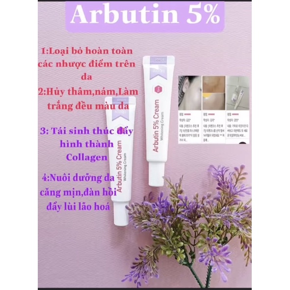 Kem arbutin 5%