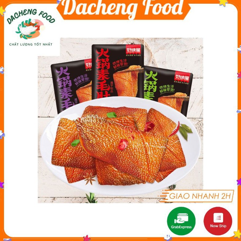 Dạ Bò Cay Tứ Xuyên Ăn Liền ăn Chay Konjac 1 gói 26gr ❤️FREESHIP❤️ Đồ ăn vặt Sài Gòn vừa ngon vừa rẻ | Dacheng Food