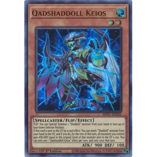 Thẻ bài Yugioh - TCG - Qadshaddoll Keios / MP21-EN243'