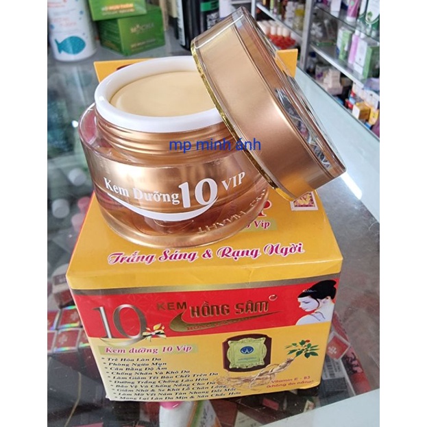 kem hồng sâm vip 10 ,30gr[ chính hãng cty ]