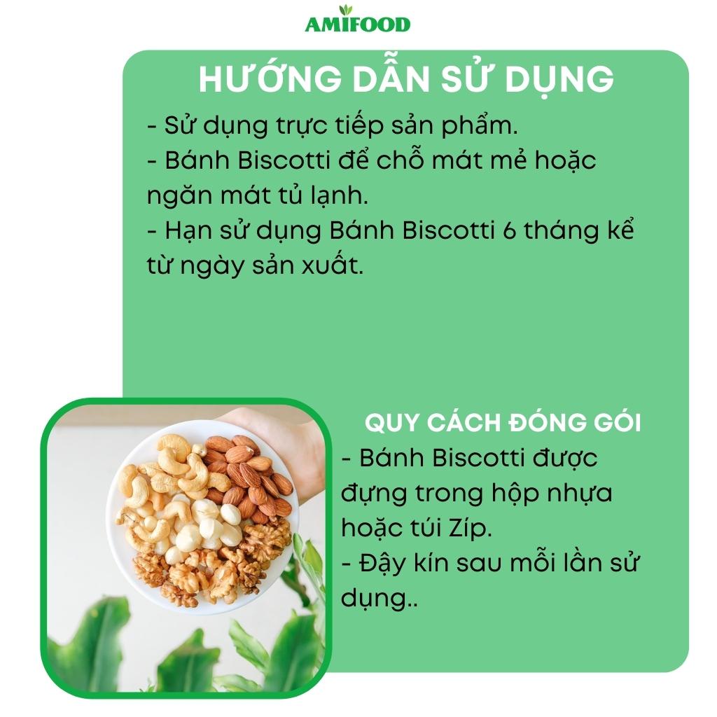 Hạt Dinh Dưỡng Mix 4 Loại Hạt AmiFood, Ăn Vặt, Ăn Kiêng, Dinh Dưỡng Mẹ Bầu - 500Gram