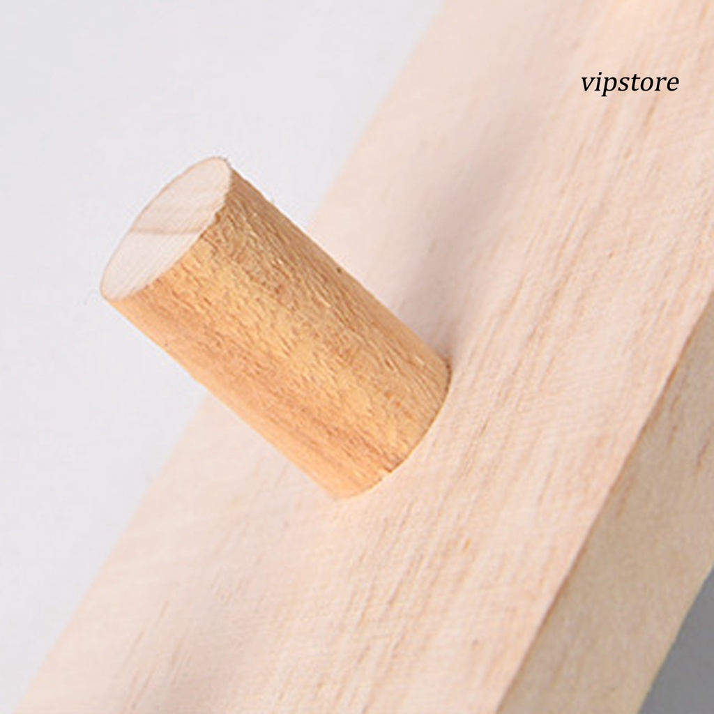 Móc Gỗ Treo Tường Ổn Định Phong Cách Đơn Giản Cho Phòng Khách