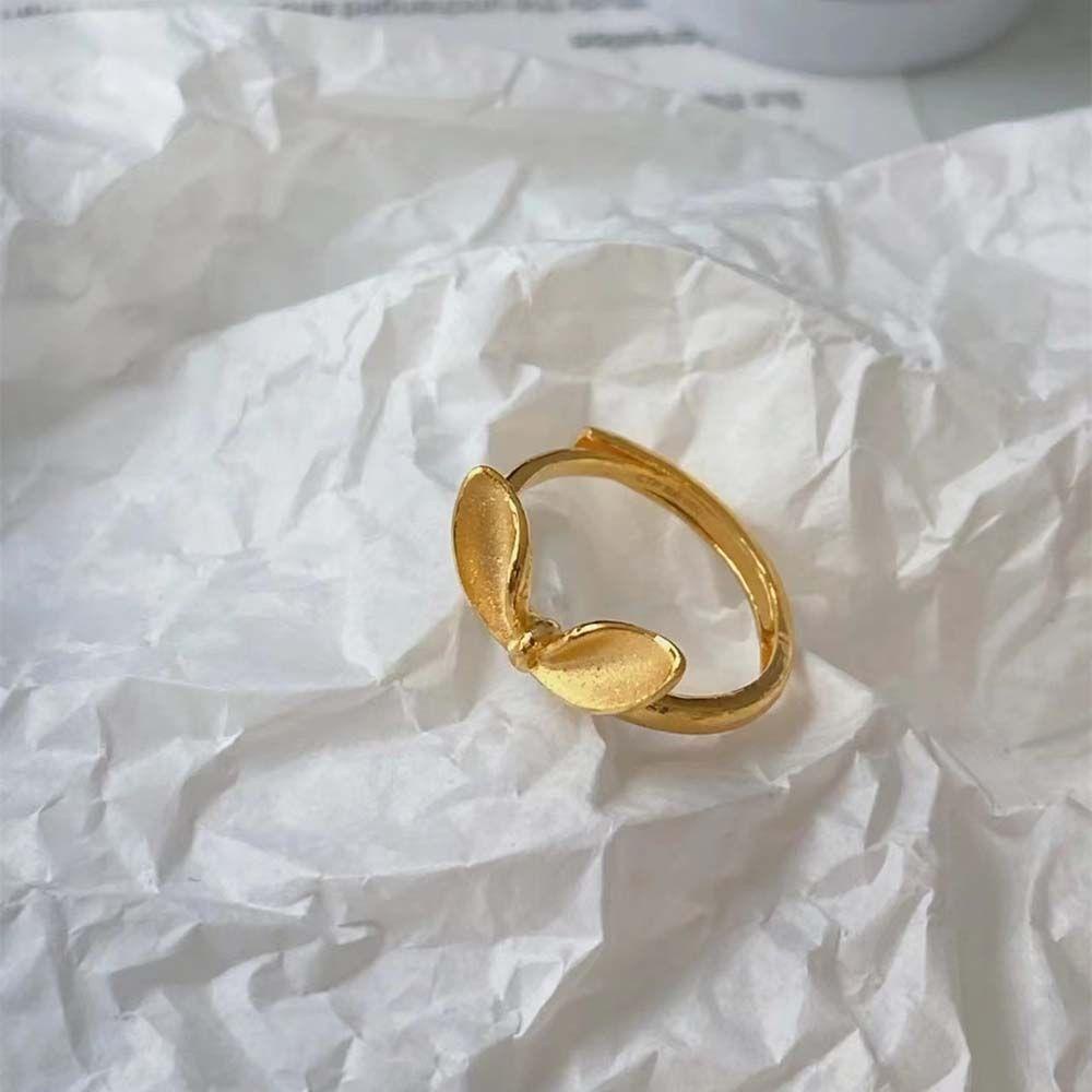 Nhẫn Đồng Dạng Hở Hình Nơ / Thỏ Màu Sắc Cổ Điển 1 Phong Cách Retro Thích Hợp Làm Quà Valentine