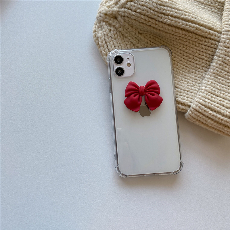 Ốp Điện Thoại Đính Nơ Xinh Xắn Cho Iphone 11 12 Pro Max Xs Xr Mini 78plus | BigBuy360 - bigbuy360.vn