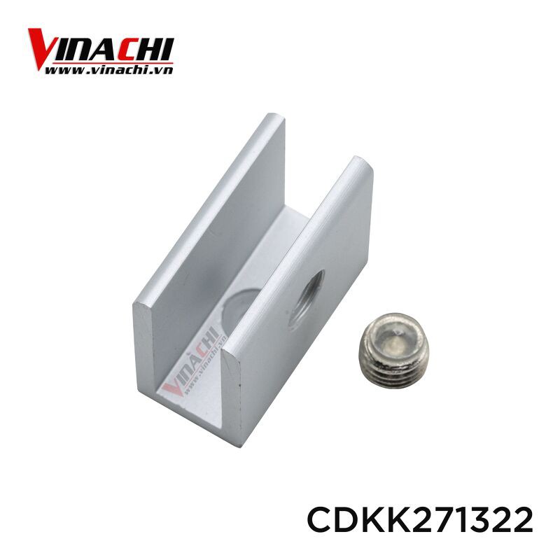 CHÂN ĐẾ KẸP KÍNH NHÔM - 1 CÁI nhiều kích thước