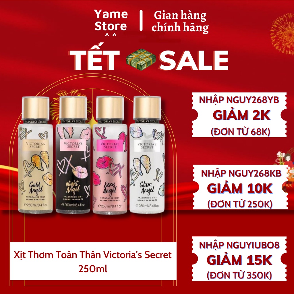 Xịt toàn thân Victoria’s Secret Fragrance Mist – Jasnime Noir