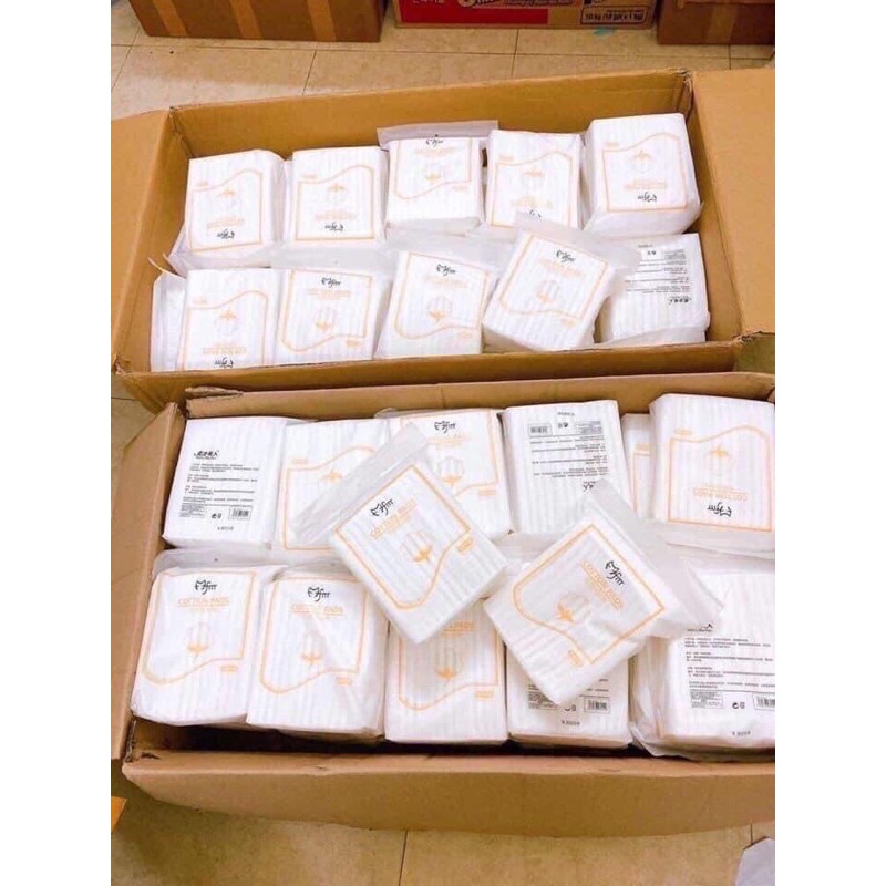 Bông tẩy trang 3 lớp Cotton Pads 222 miếng nội địa Trung- hàng cao cấp