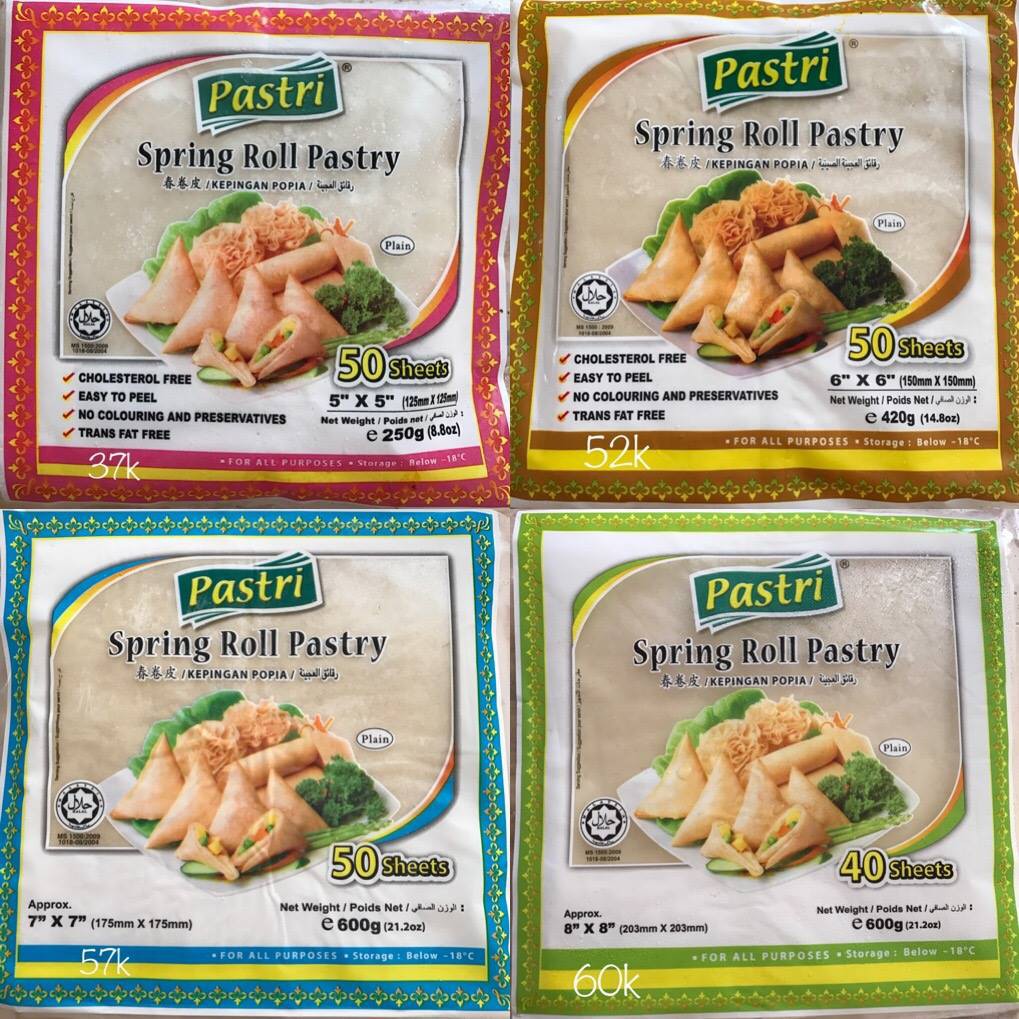 Vỏ cuốn nem Hong Kong/ spring roll pastry