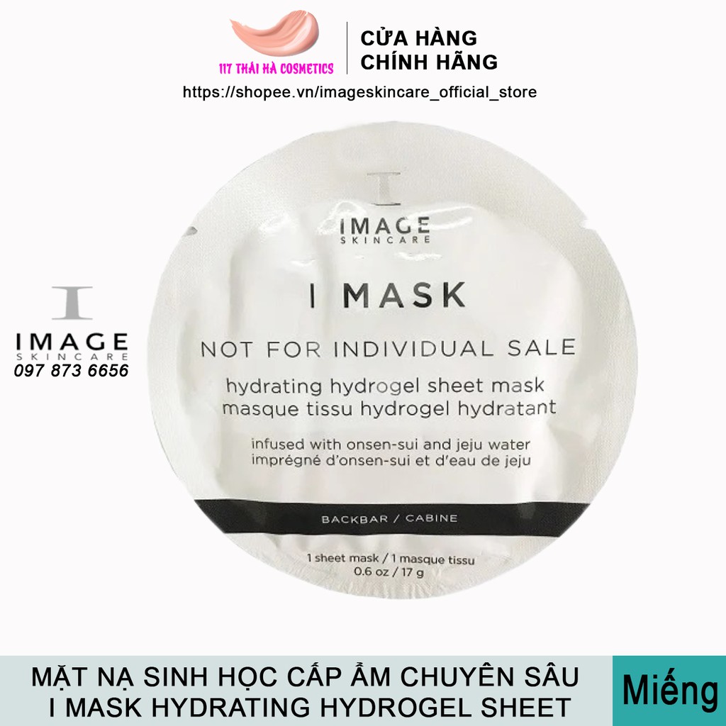 Mặt nạ sinh học cấp ẩm chuyên sâu Image Skincare I Mask Hydrating Hydrogel Sheet Mask