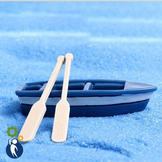 Xuồng Mô Hình Số 3 + 2 Mái Chèo, Mô hình mini trang trí