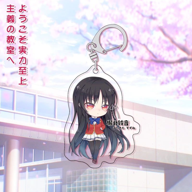 B &amp; M Classroom of the Elite Móc Chìa Khóa Bằng Acrylic Mặt Hình Anime Kiyotaka Suzune Làm Quà Tặng