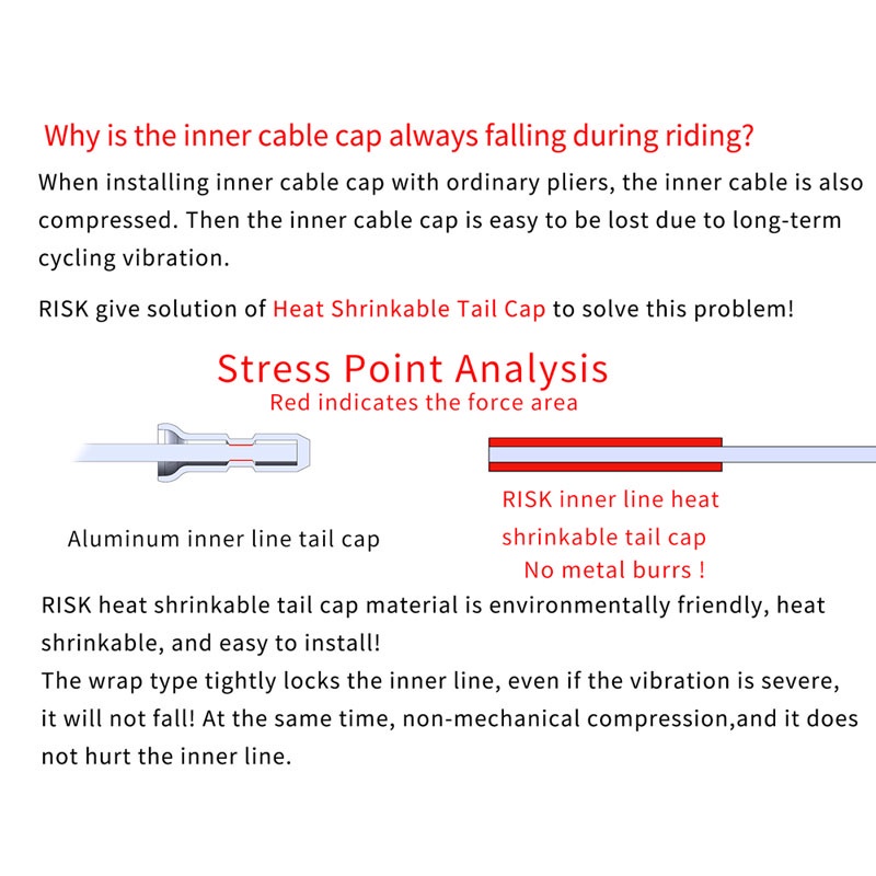 Nắp Đậy Dây Cáp Phanh Bên Trong Cho Xe Đạp Leo Núi