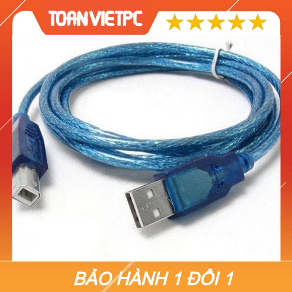 Combo 20 sợi Dây cáp máy in 1,5m xanh