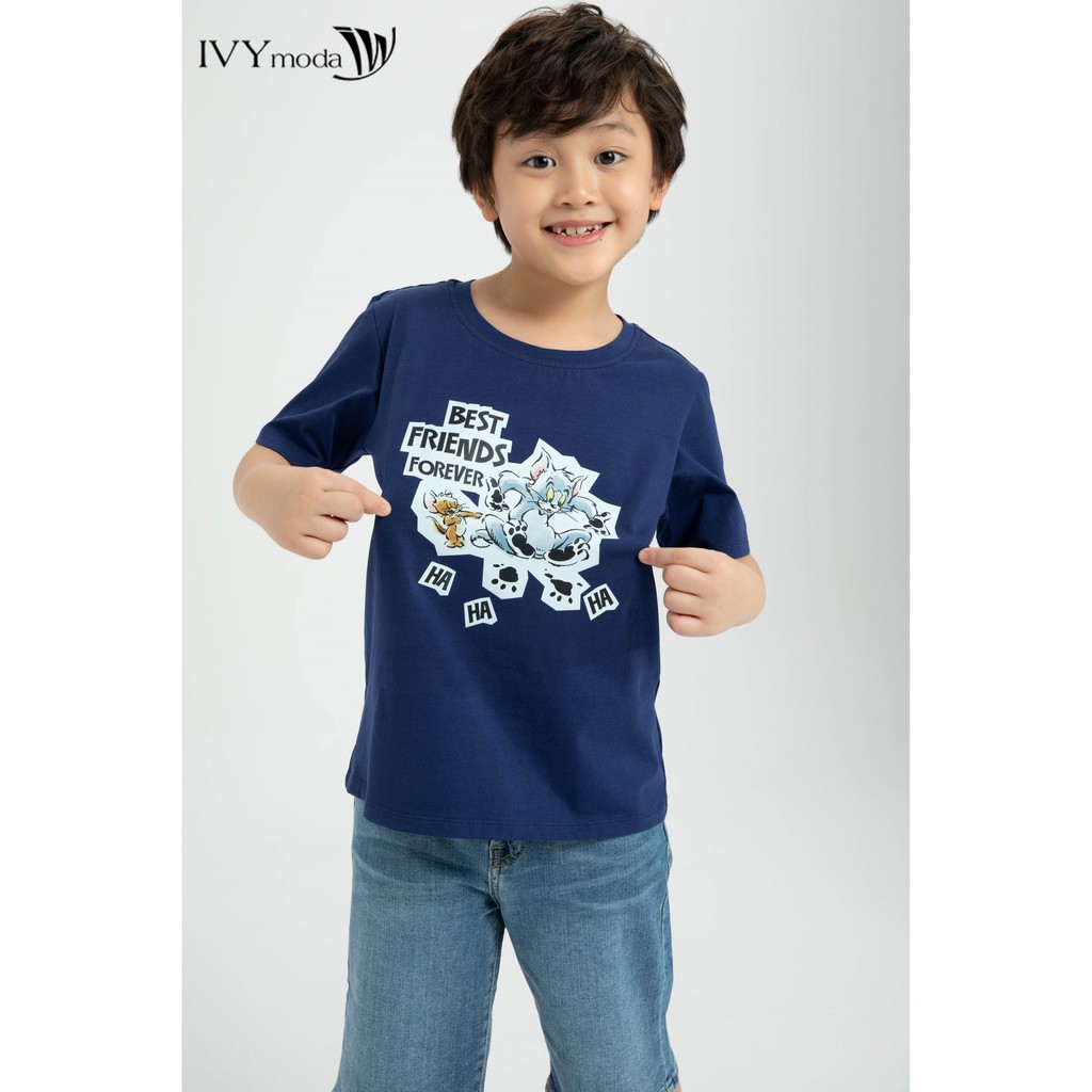 Áo thun Best Friend Forever bé trai IVY moda MS 57K1214