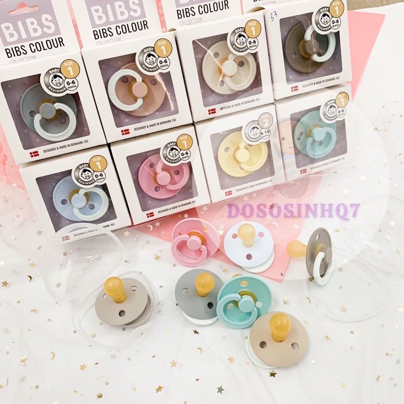 TY NGẬM BIBS COLOUR KÈM HỘP ĐỰNG