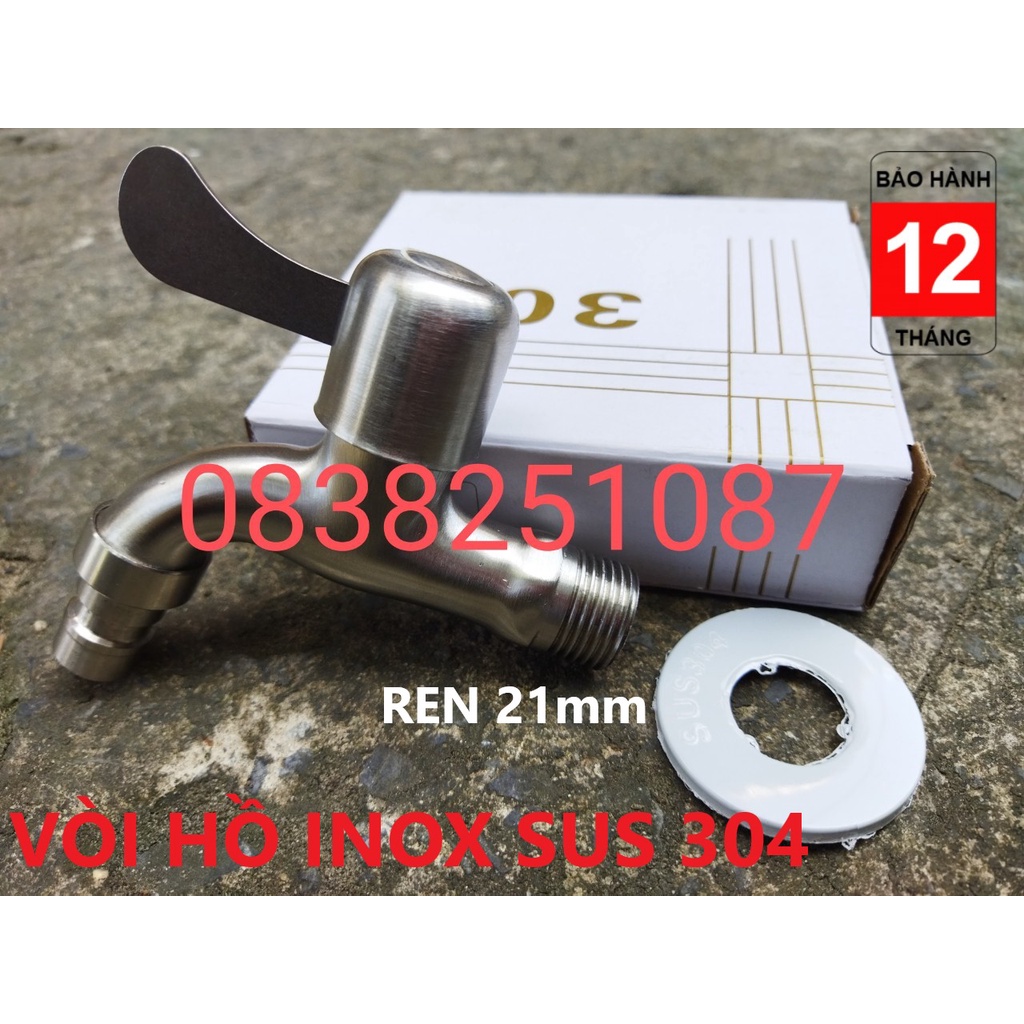 Vòi Hồ,Vòi Nước Bằng Inox 304 Cao Cấp VH4001