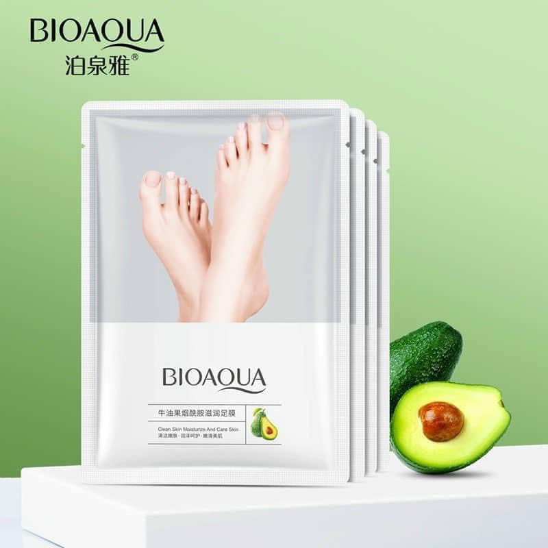 Mặt nạ ủ chân BIOAQUA tẩy da chết dưỡng ẩm làm trắng giúp đôi bàn chân mềm mịn (1 cặp) 35g - KOCODA