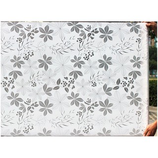 1M decal khổ 45cm dán kính mờ trang trí cửa kính - Lá nhọn