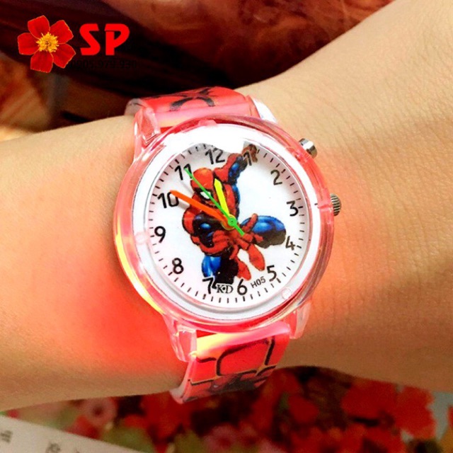 [Mã FAMAYFA2 giảm 10K đơn 50K] ĐỒNG HỒ SIÊU NHÂN NHỆN - CÔNG CHÚA ELSA ĐÈN LED 7 MÀU (CHUYÊN SỈ) | BigBuy360 - bigbuy360.vn