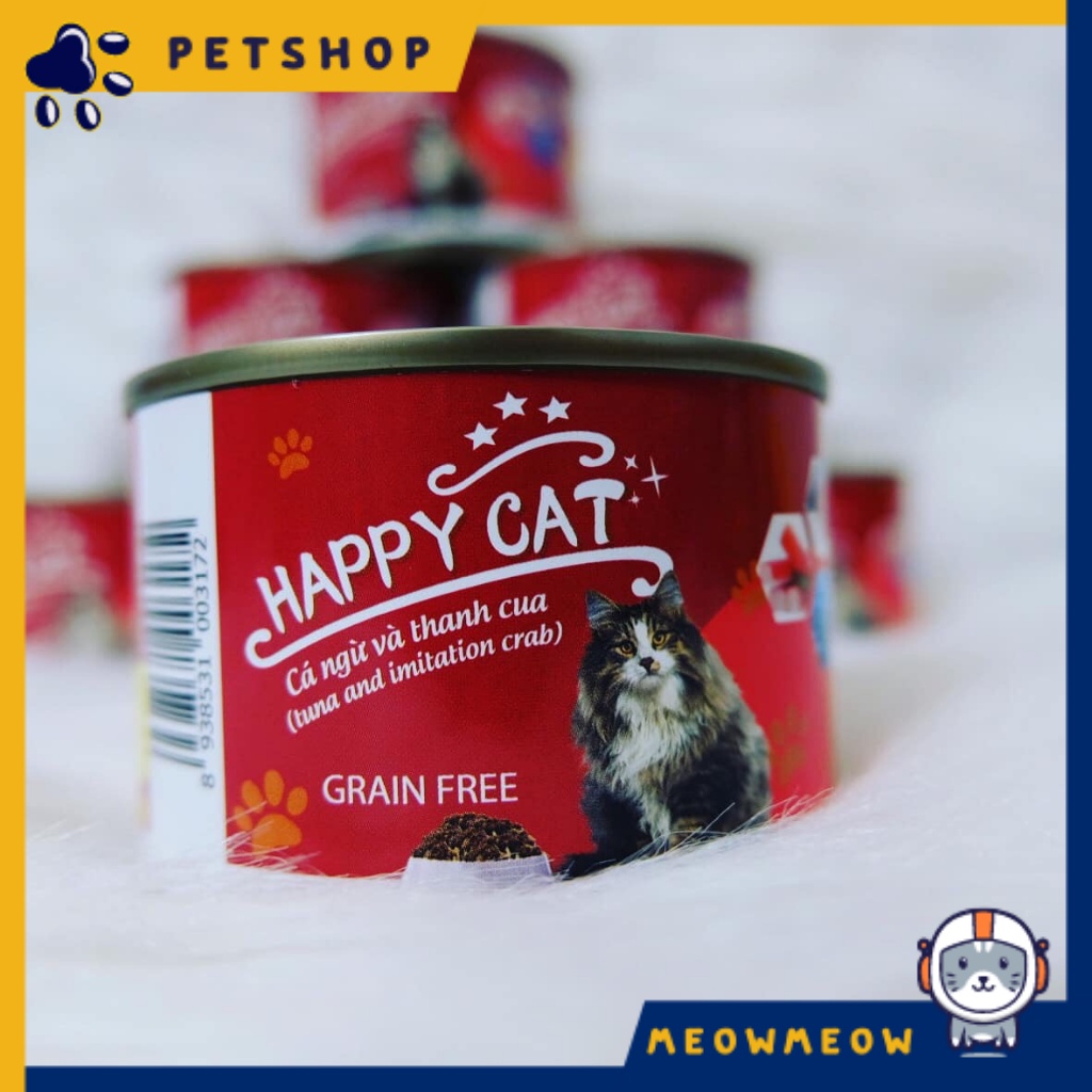 Pate cho mèo Happy Cat | Lon 160Gr | Thức ăn dinh dưỡng cho mèo.