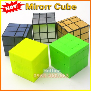 Rubik Biến Thể 6 Mặt - Qiyi Mirror 3x3x3 - Rubic Gương ShengShou 3x3 Siêu Trơn, Bền, Đẹp.