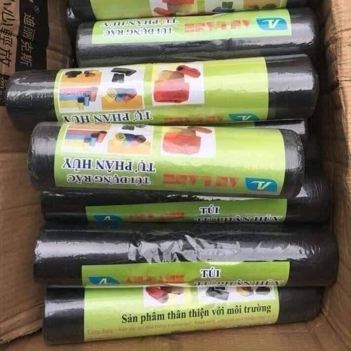 Túi đựng rác sinh học 0.5kg dày , dai tự phân hủy an toàn với môi trường