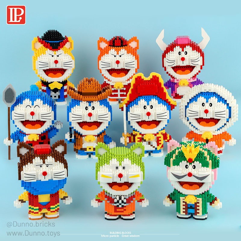 Set quà tặng Đồ chơi lắp ráp Doraemon - Hộp quà tặng sinh nhật Doremon Dunno Bricks