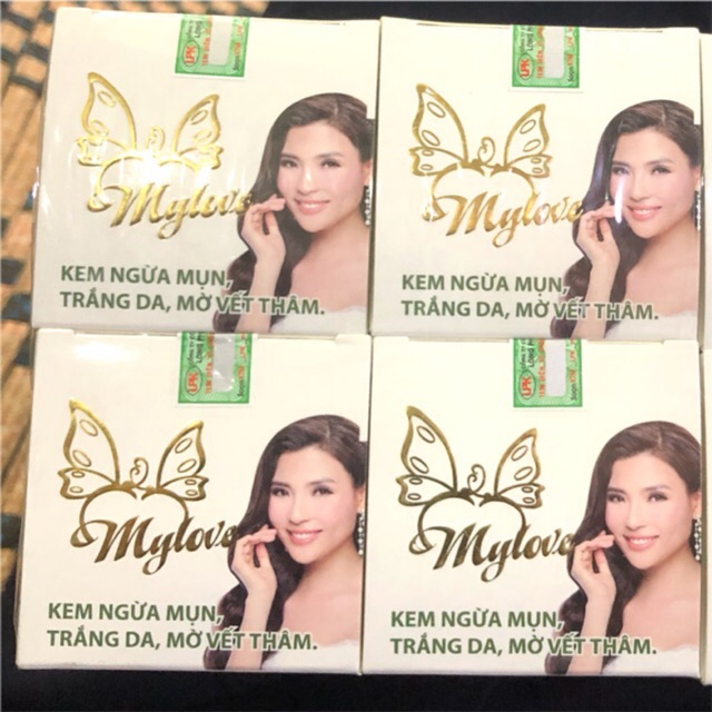 KEM NGỪA MỤN TRẮNG DA MỜ VẾT THÂM MY LOVE (đủ giấy).