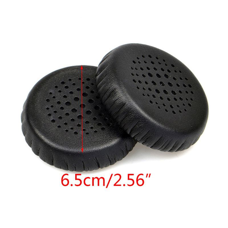 (Hàng Mới Về) 1 Cặp Đệm Tai Bằng Da Cho Jabra Evolve 20 20se 30 30ii 40 65