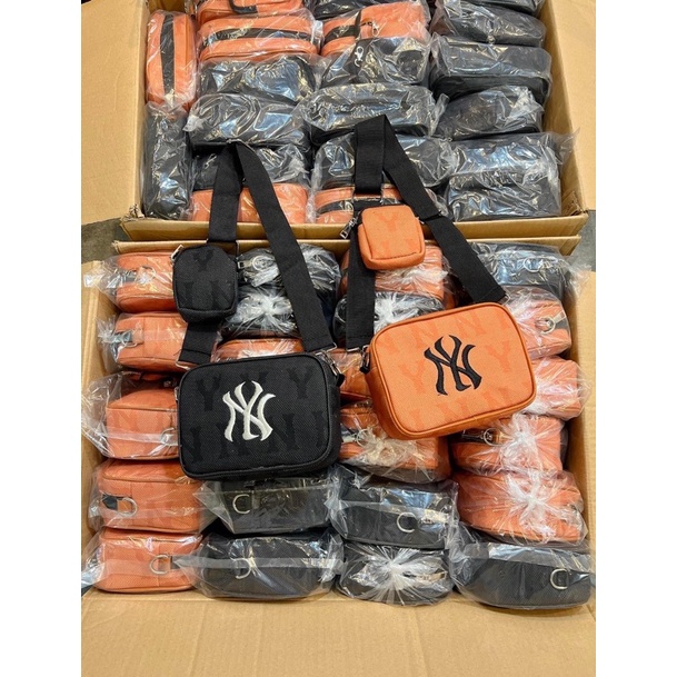 Set 2 Túi Đeo Chéo Hoạ Tiết NY, Túi Nữ Đeo Chéo Mẫu Mới