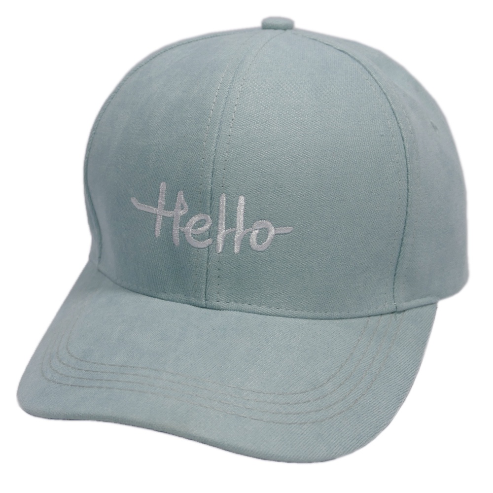 Mũ lưỡi trai ❤️ Nón kết thêu hình chữ Hello chất nhung cao cấp form unisex nam nữ