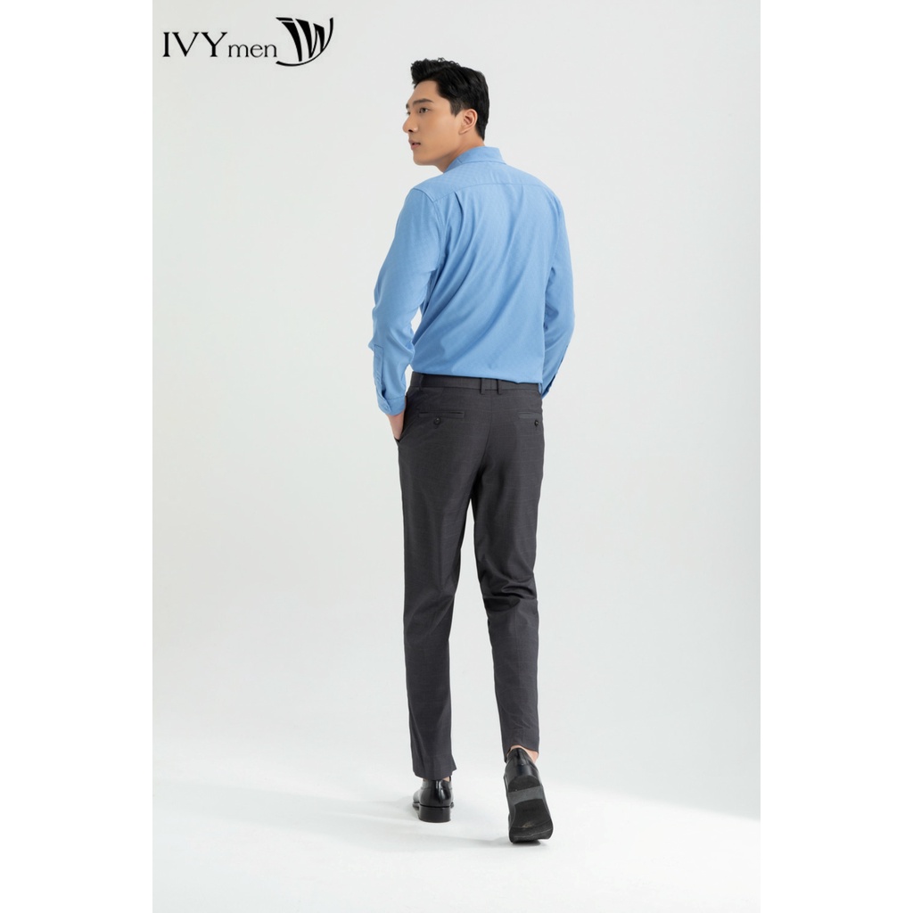 Áo sơ mi nam kẻ dài tay IVY moda MS 17E3009
