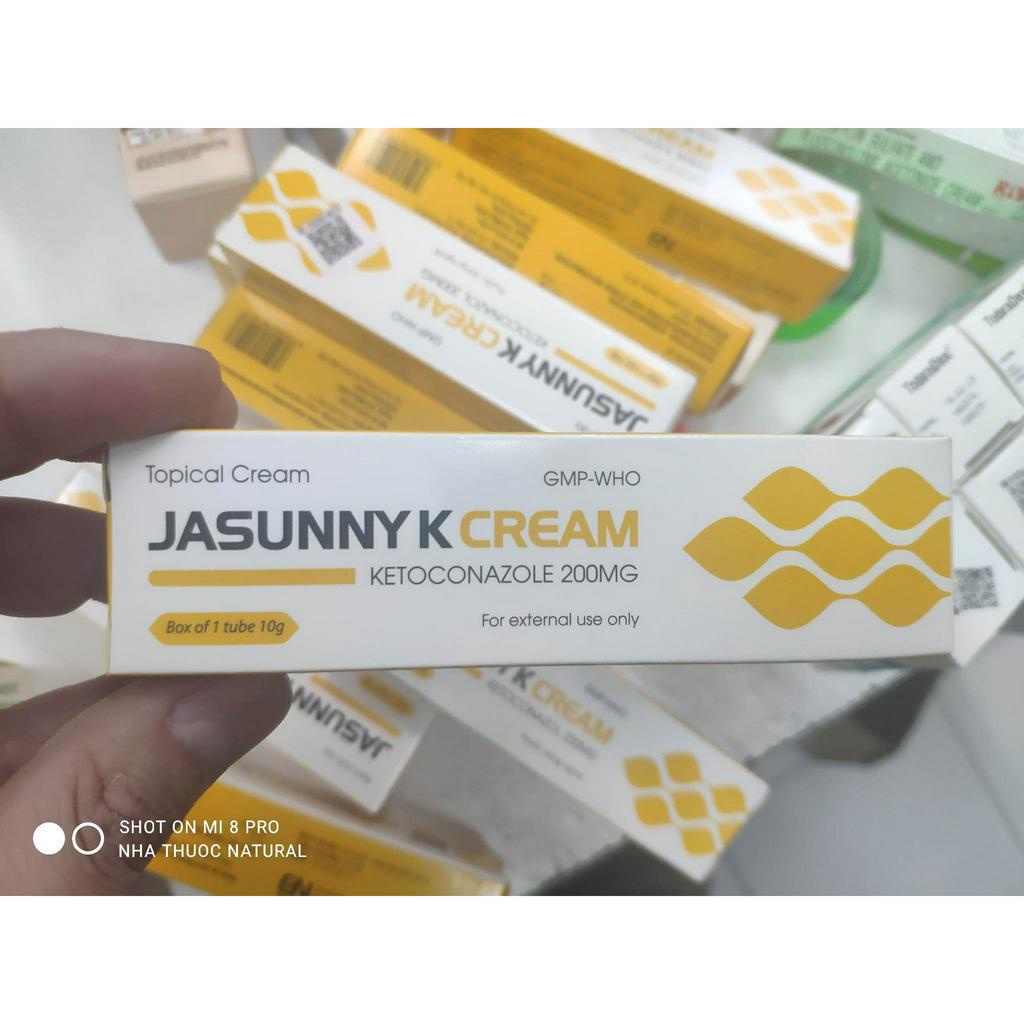 Kem Bôi Nấm Lang Ben,Lác Nấm Kẻ tay + Chân Jasunny K Ketõconazol 200mg tube 10g