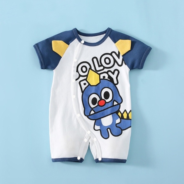 (VẢI CAO CẤP) Bộ Body cộc tay, Bodysuit cho bé trai bé gái chất cotton hình Bò Sữa dễ thương từ 3-12kg